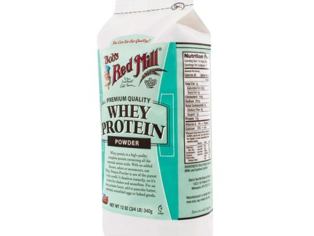 Bob s Red Mill Whey Protein Powder - 12 Oz - Case Of 4 For Cheap