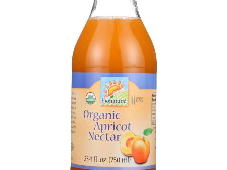 Bionaturae Fruit Nectar - Orangic - Apricot - 25.4 Oz - Case Of 6 Discount