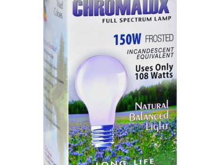 Chromalux Frosted Light Bulb - 150 Watt - 150 Bulb For Cheap