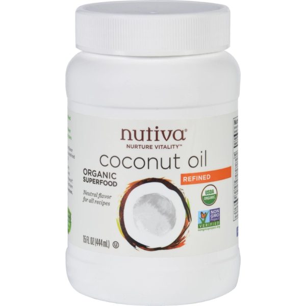 Nutiva Coconut Oil - Organic - Superfood - Refined - 15 Oz Hot on Sale