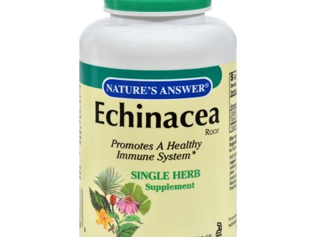 Nature s Answer Echinacea Root - 90 Vegetarian Capsules on Sale