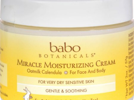 Babo Botanicals Miracle Cream - Moisturizing - Oatmilk - 2 Oz Fashion