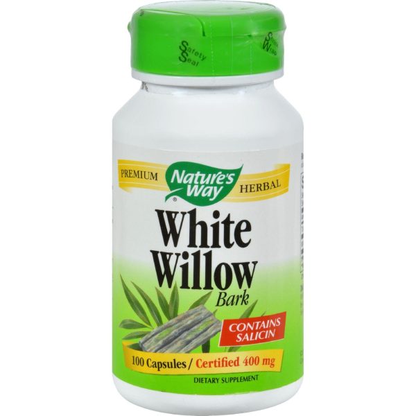 Nature s Way White Willow Bark - 400 Mg - 100 Capsules Online Hot Sale