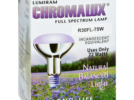 Chromalux 75 Watt Frosted Reflector Floodlights - 1 Bulb For Discount