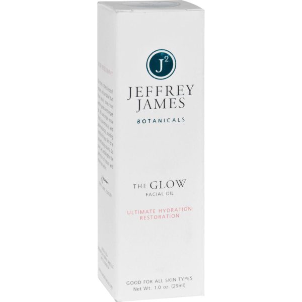 Jeffrey James Botanicals Facial Serum - The Glow - Ultimate Hydration Restoration - 1 Oz For Discount