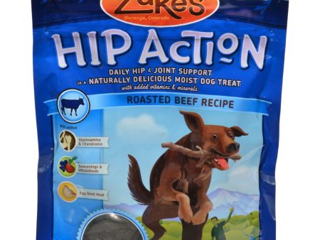 Zuke s Hip Action Dog Treats - Beef Formula - Case Of 12 - 6 Oz For Discount