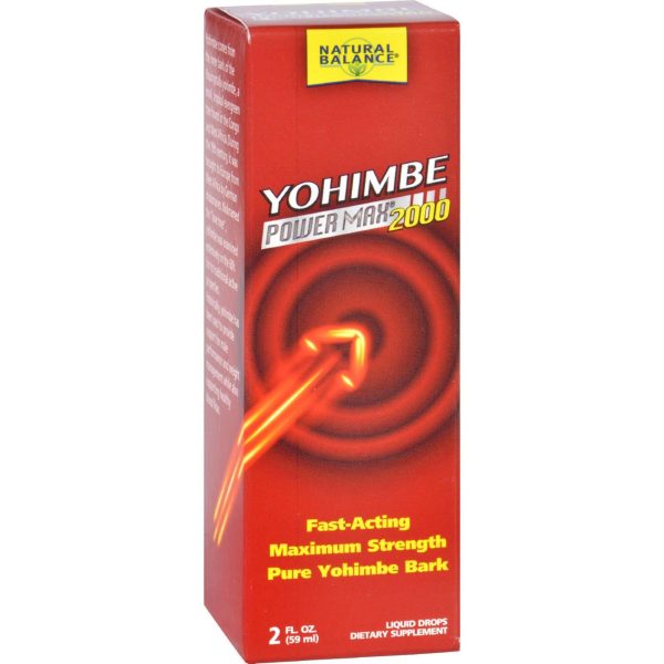 Natural Balance Yohimbe Power Max 2000 - 2 Oz Supply