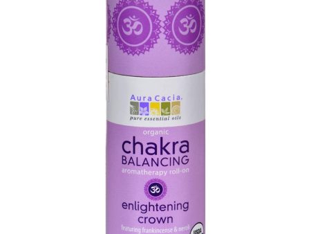 Aura Cacia Organic Chakra Balancing Aromatherapy Roll-on - Enlightening Crown - .31 Oz Online