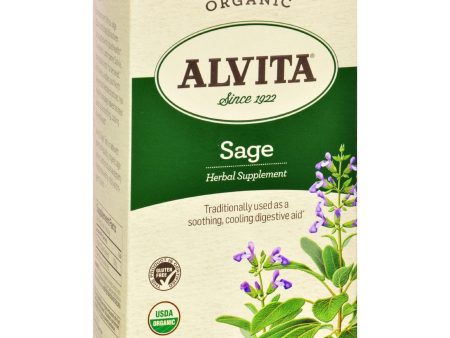 Alvita Teas Sage Tea - Organic - 24 Tea Bags Online