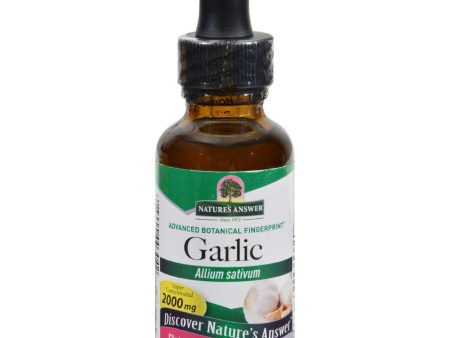 Nature s Answer Garlic Bulb - 1 Fl Oz For Discount