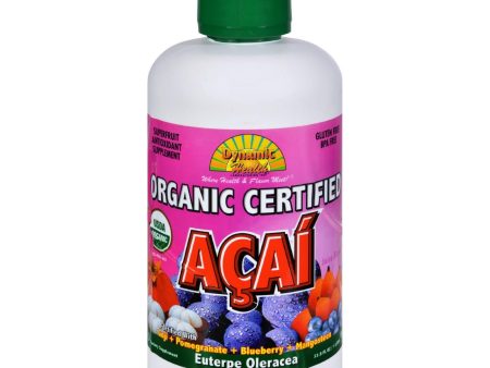 Dynamic Health Organic Certified Acai Berry Juice Blend - 33.8 Fl Oz Discount