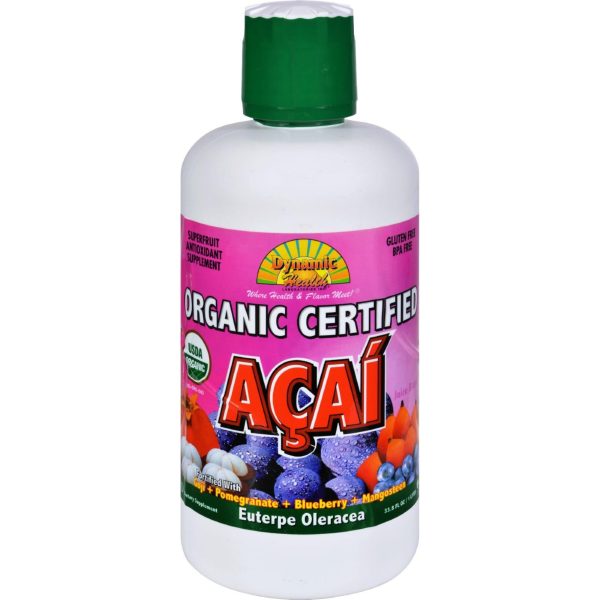 Dynamic Health Organic Certified Acai Berry Juice Blend - 33.8 Fl Oz Discount