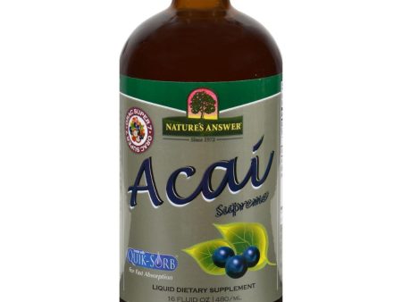 Nature s Answer Acai Supreme - 16 Fl Oz For Sale