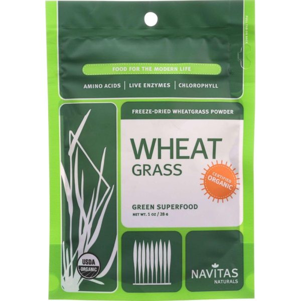 Navitas Naturals Wheat Grass Powder - Organic - 1 Oz - Case Of 6 Cheap