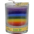 Aloha Bay Votive Jar Candle - Unscented Rainbow - Case Of 12 - 2.5 Oz For Cheap