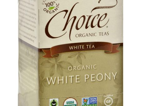 Choice Organic Teas White Tea - 16 Tea Bags - Case Of 6 Supply