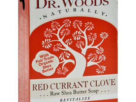 Dr. Woods Bar Soap Red Currant Clove - 5.25 Oz Supply