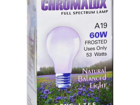 Chromalux Light Bulb Frosted-60w - 1 Bulb For Cheap