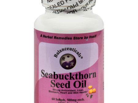 Balanceuticals Seabuckthorn Seed Oil - 500 Mg - 60 Softgels Online Sale