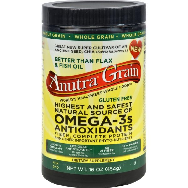 Anutra Omega 3 Antioxidants Fiber And Complete Protein Whole Grain - 16 Oz Hot on Sale