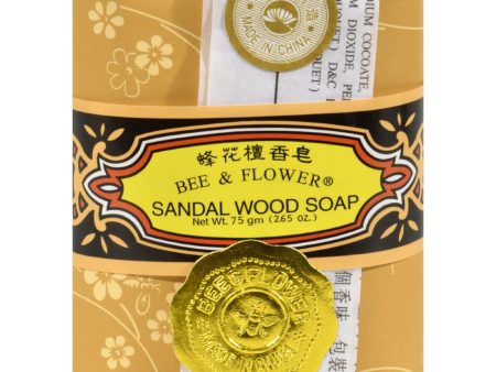 Bee And Flower Soap Sandalwood - 2.65 Oz - Case Of 12 For Cheap