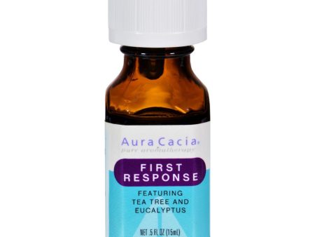 Aura Cacia Essential Solutions Oil First Response - 0.5 Fl Oz on Sale