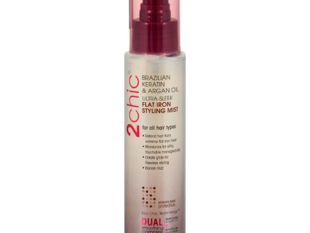 Giovanni 2chic Flat Iron Styling Mist With Brazilian Keratin And Argan Oil - 4 Fl Oz Sale