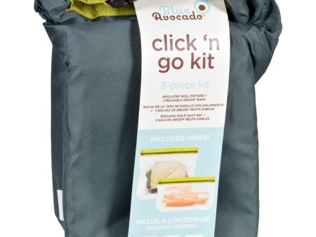 Blue Avocado Kit - Click N Go - Slate Gray - 3 Pieces For Sale