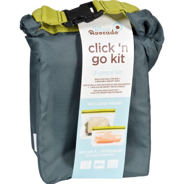 Blue Avocado Kit - Click N Go - Slate Gray - 3 Pieces For Sale