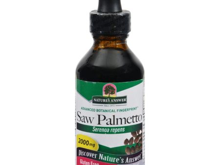 Nature s Answer Saw Palmetto Berry - 2 Fl Oz Supply