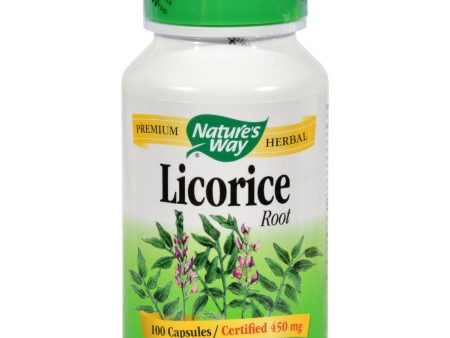 Nature s Way Licorice Root - 100 Capsules Sale