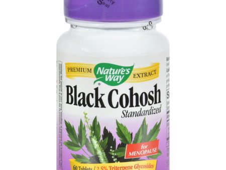 Nature s Way Black Cohosh Standardized - 60 Tablets For Sale