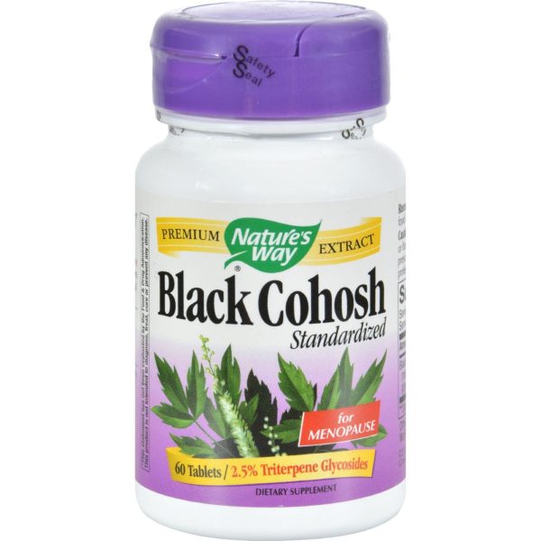 Nature s Way Black Cohosh Standardized - 60 Tablets For Sale