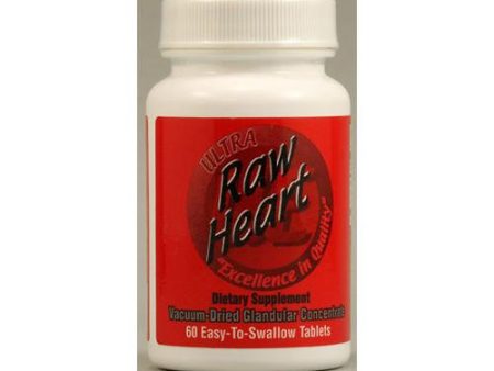 Ultra Glandulars Raw Heart - 60 Tablets For Discount