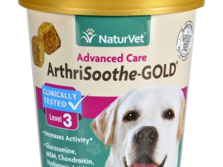 Naturvet Arthrisoothe-gold - Level 3 - Dogs And Cats - Cup - 70 Soft Chews Supply