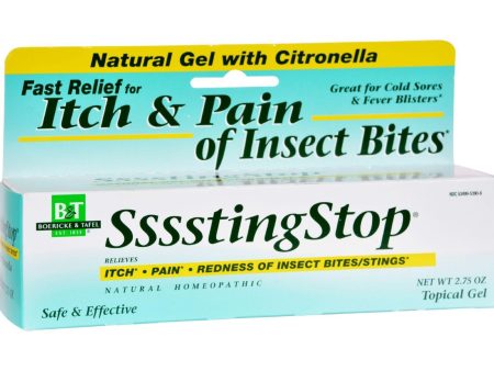 Boericke And Tafel Ssssting Stop Topical Gel - 2.75 Oz Online Hot Sale