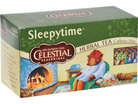 Celestial Seasonings Herbal Tea - Sleepytime - Caffeine Free - 20 Bags Cheap