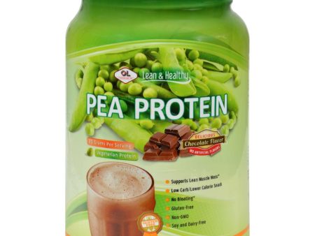 Olympian Labs Pea Protein - Lean And Healthy - Rich Chocolate - 27.6 Oz For Cheap