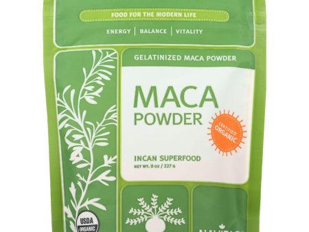 Navitas Naturals Maca Powder - Organic - Gelatinized - 8 Oz - Case Of 12 Supply