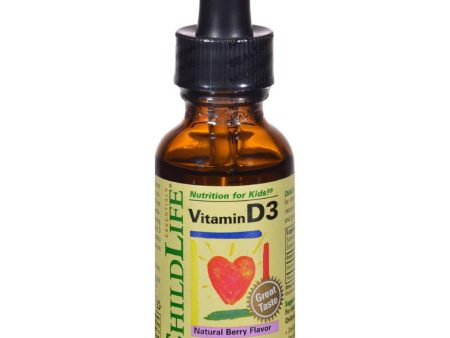 Childlife Vitamin D3 Natural Berry - 1 Fl Oz Online Sale