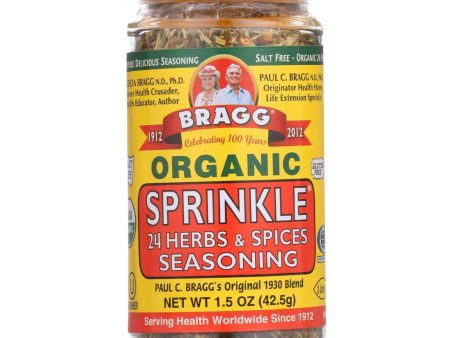 Bragg Seasoning - Organic - Bragg Sprinkle - Natural Herbs And Spices - 1.5 Oz - Case Of 12 Online now