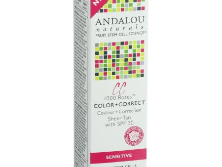 Andalou Naturals Color Plus Correct - Sheer Spf 30 - Tan - 2 Oz Discount