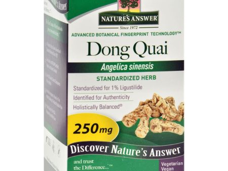 Nature s Answer Dong Quai Root Extract - 60 Vegetarian Capsules For Discount