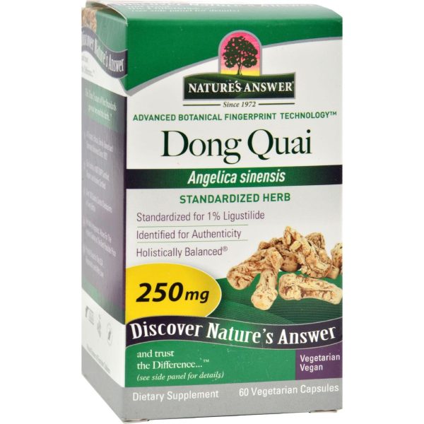 Nature s Answer Dong Quai Root Extract - 60 Vegetarian Capsules For Discount