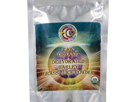 Earth Circle Organics Grass Juice Powder - Organic - Barley - 4 Oz For Discount