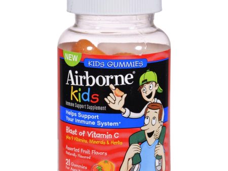 Airborne Vitamin C Gummies For Kids - Fruit - 21 Count For Cheap