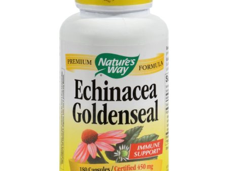 Nature s Way Echinacea Goldenseal - 180 Capsules Fashion