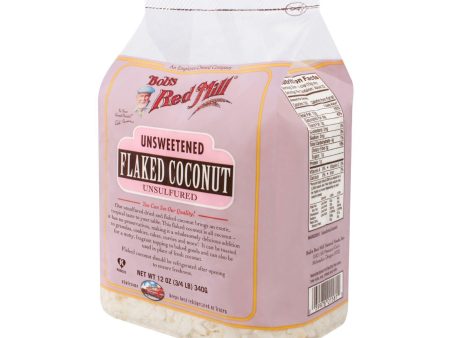 Bob s Red Mill Flaked Coconut (unsweetened) - 12 Oz - Case Of 4 on Sale