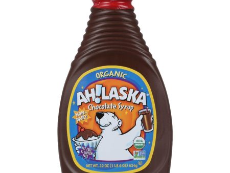 Ahlaska Chocolate Syrup - Organic - 22 Oz - Case Of 12 Online Sale