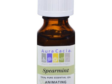 Aura Cacia Essential Oil Spearmint - 0.5 Fl Oz Discount